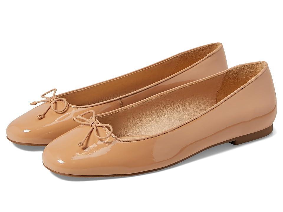 Jack Rogers Kenlyn Ballet Metallic Leather Bow Flats Product Image