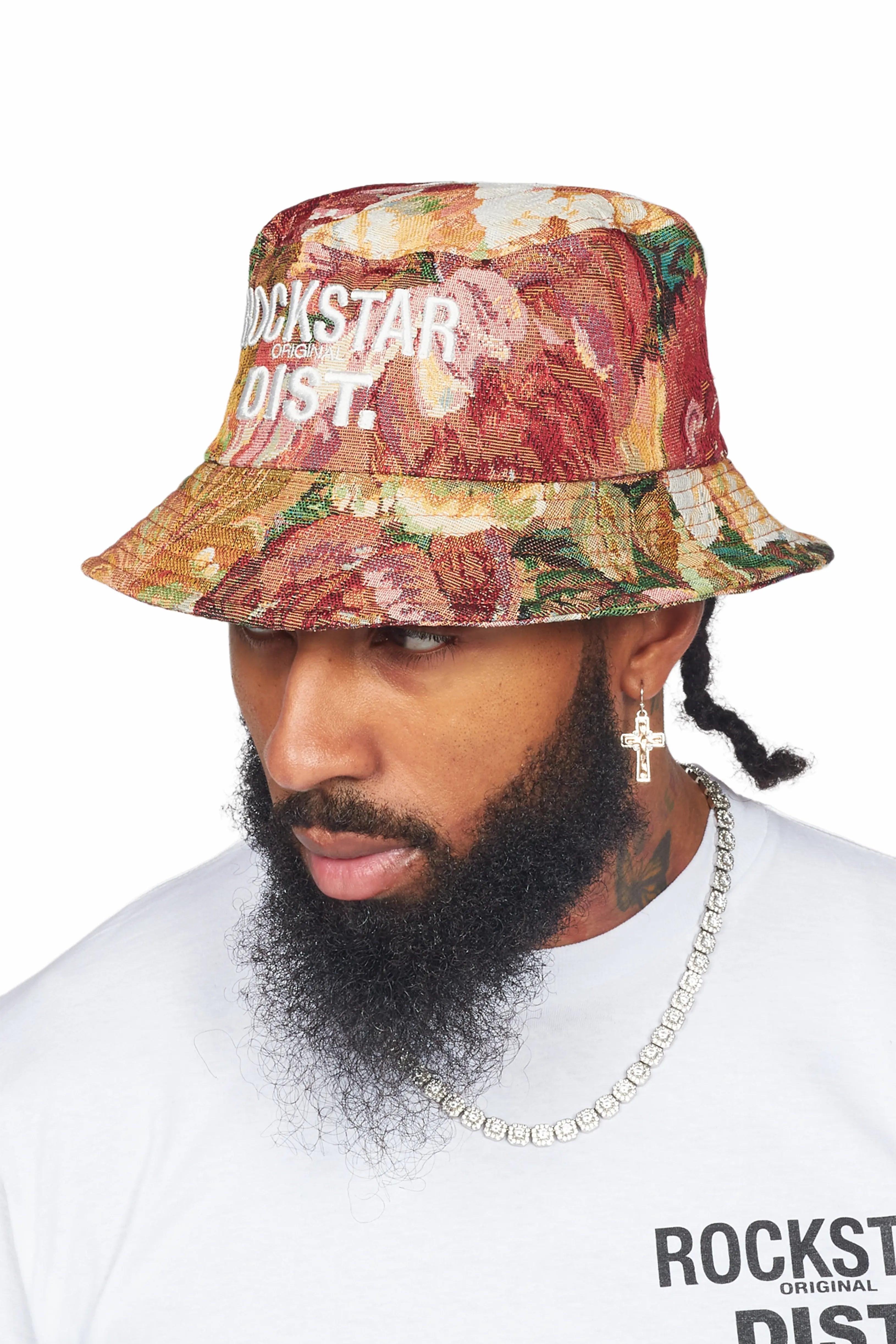 Nieisha Black Tapestry Bucket Hat Female Product Image
