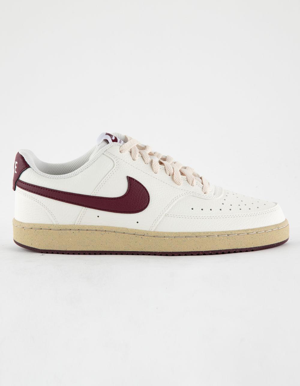 NIKE Court Vision Low Next Nature Mens Shoes - BLK/RED Product Image