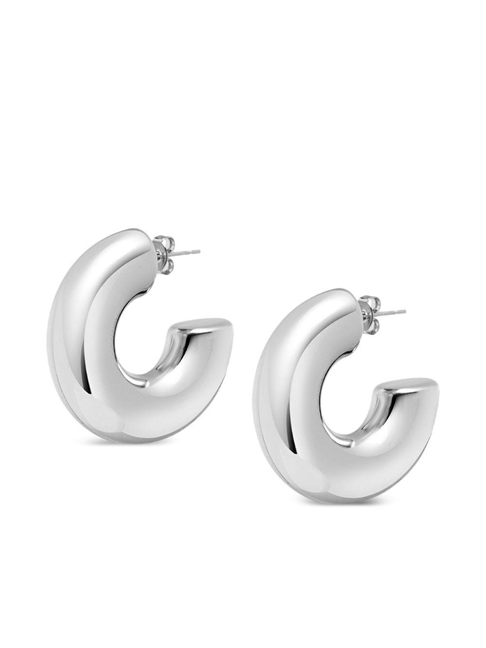 Tube hoop earrings Product Image