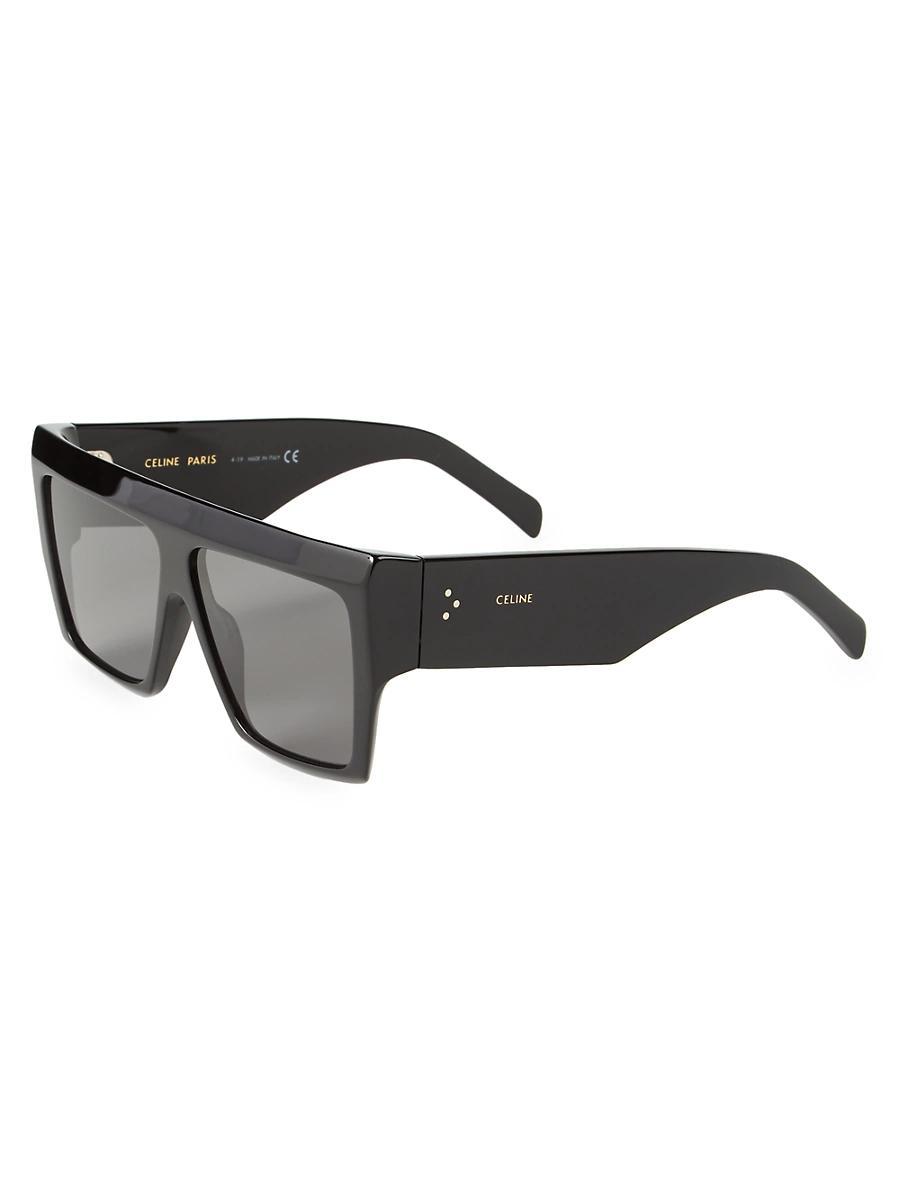 Chunky Rectangle Acetate Sunglasses Product Image