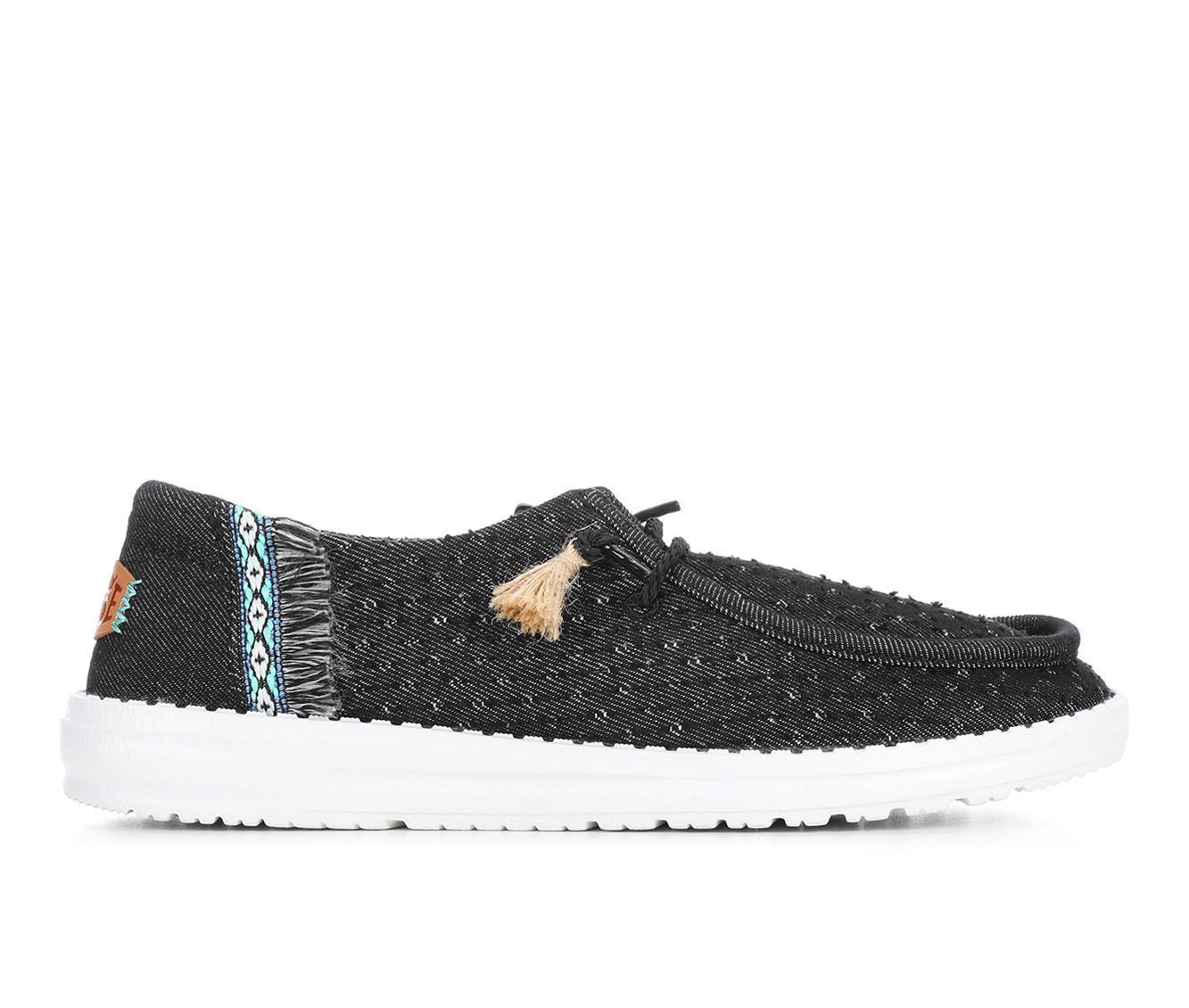 Women's HEYDUDE Wendy Perf Canvas Casual Shoes Product Image