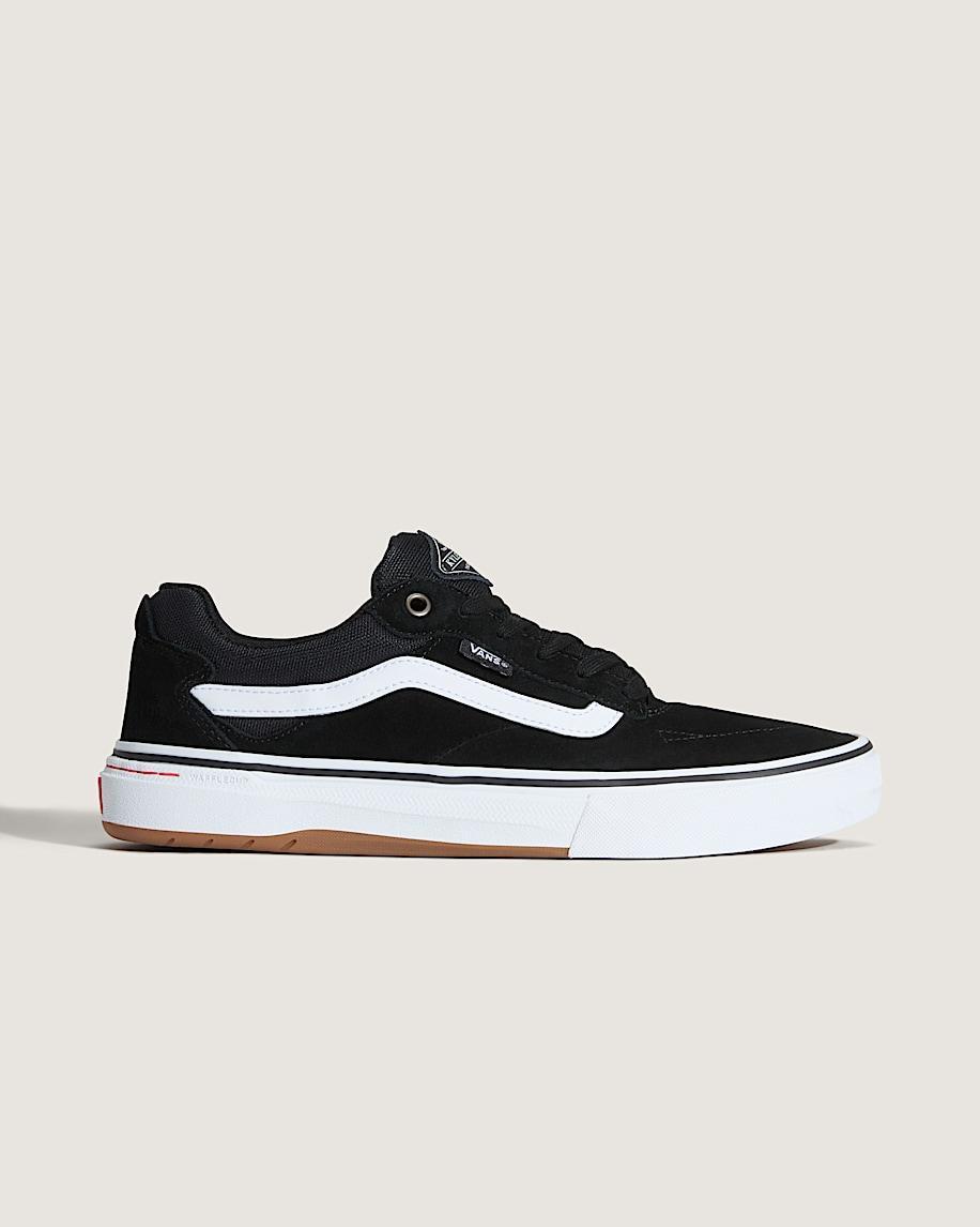 Skate Kyle Walker Wafflecup Shoe in Black / White| Vans US Product Image