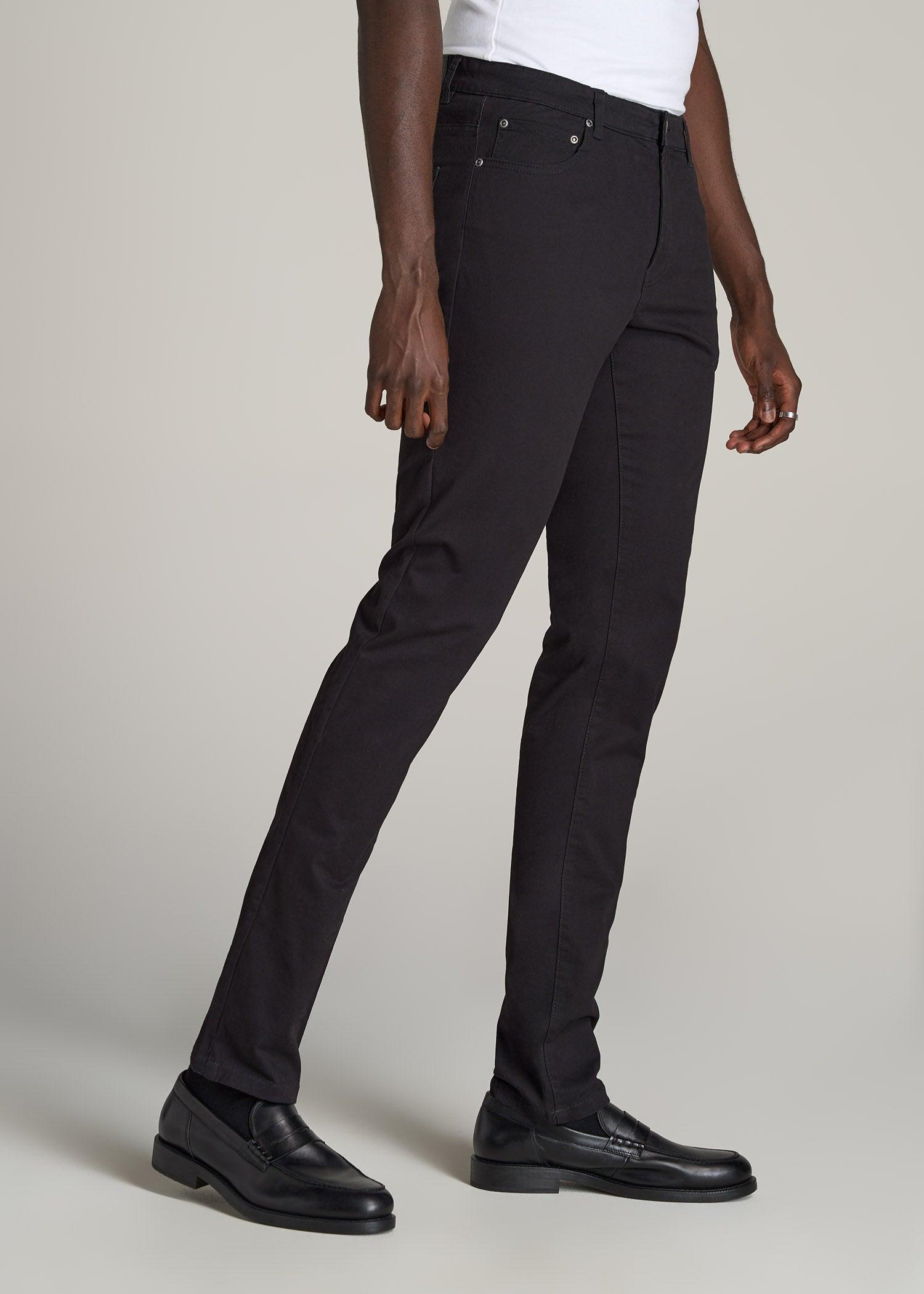 Dylan SLIM FIT Five-Pocket Pants For Tall Men in Fatigue Green Product Image