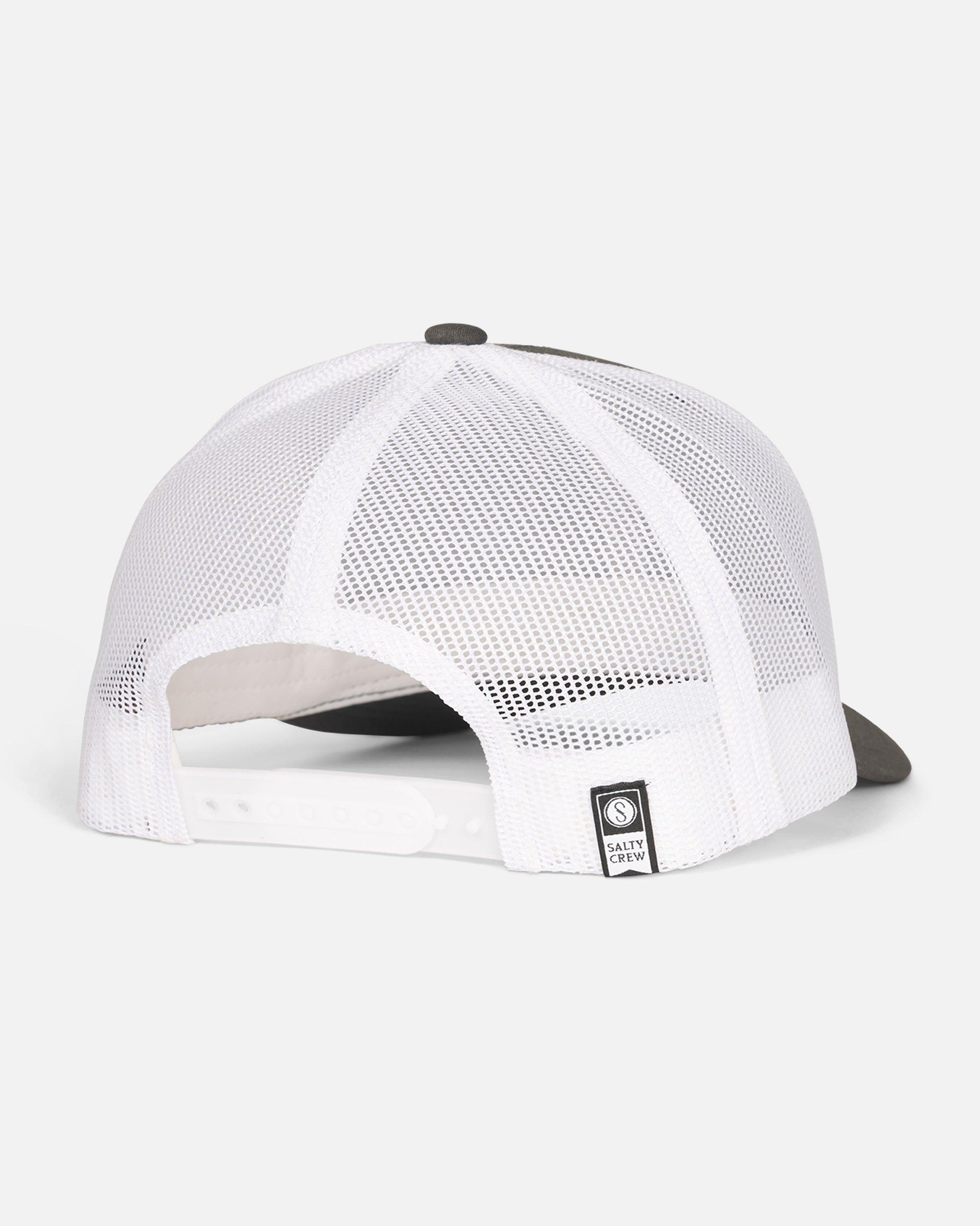 Bottom Dweller Retro Trucker Hat - Charcoal White Male Product Image