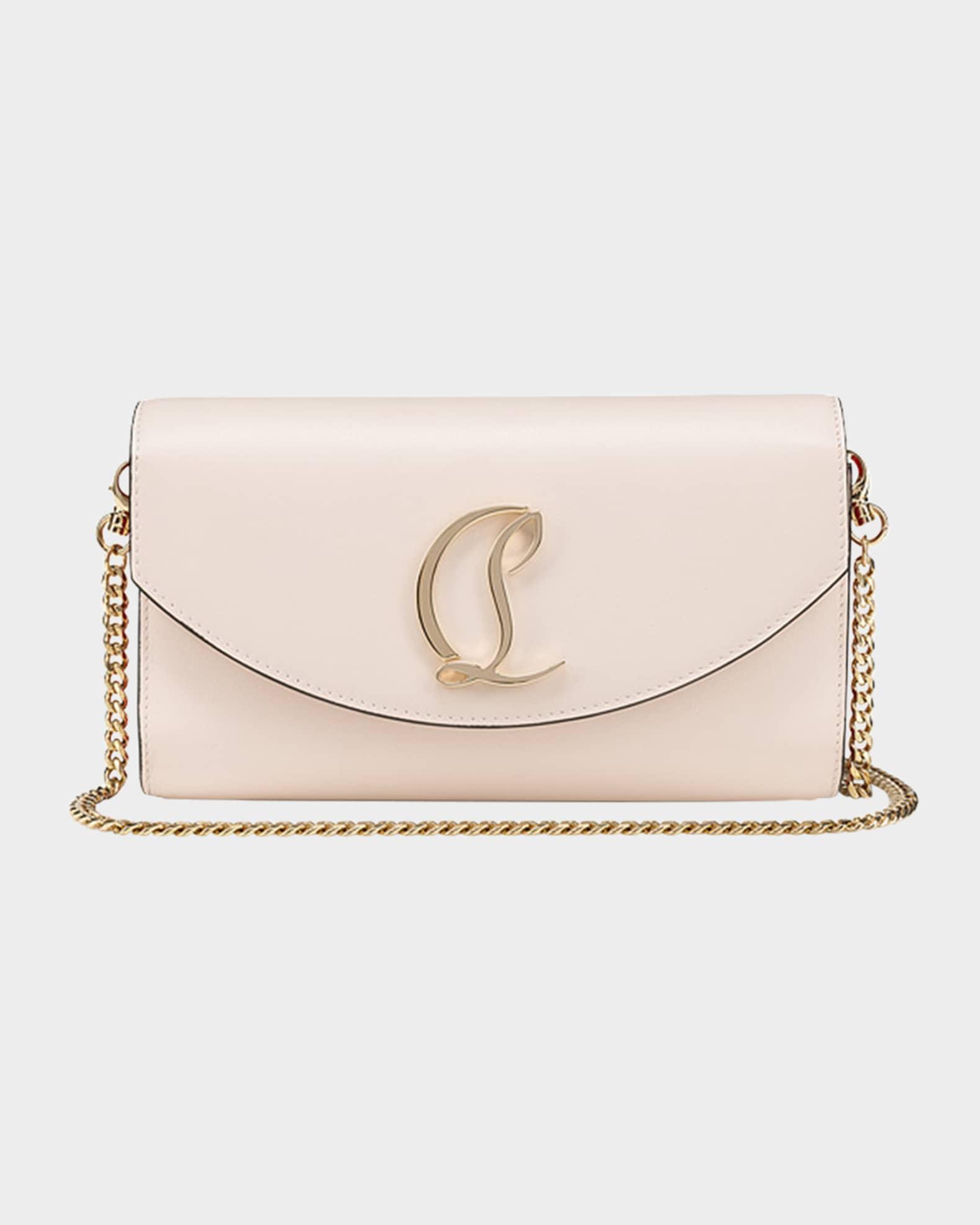 Loubi54 Wallet on Chain in Leather Product Image