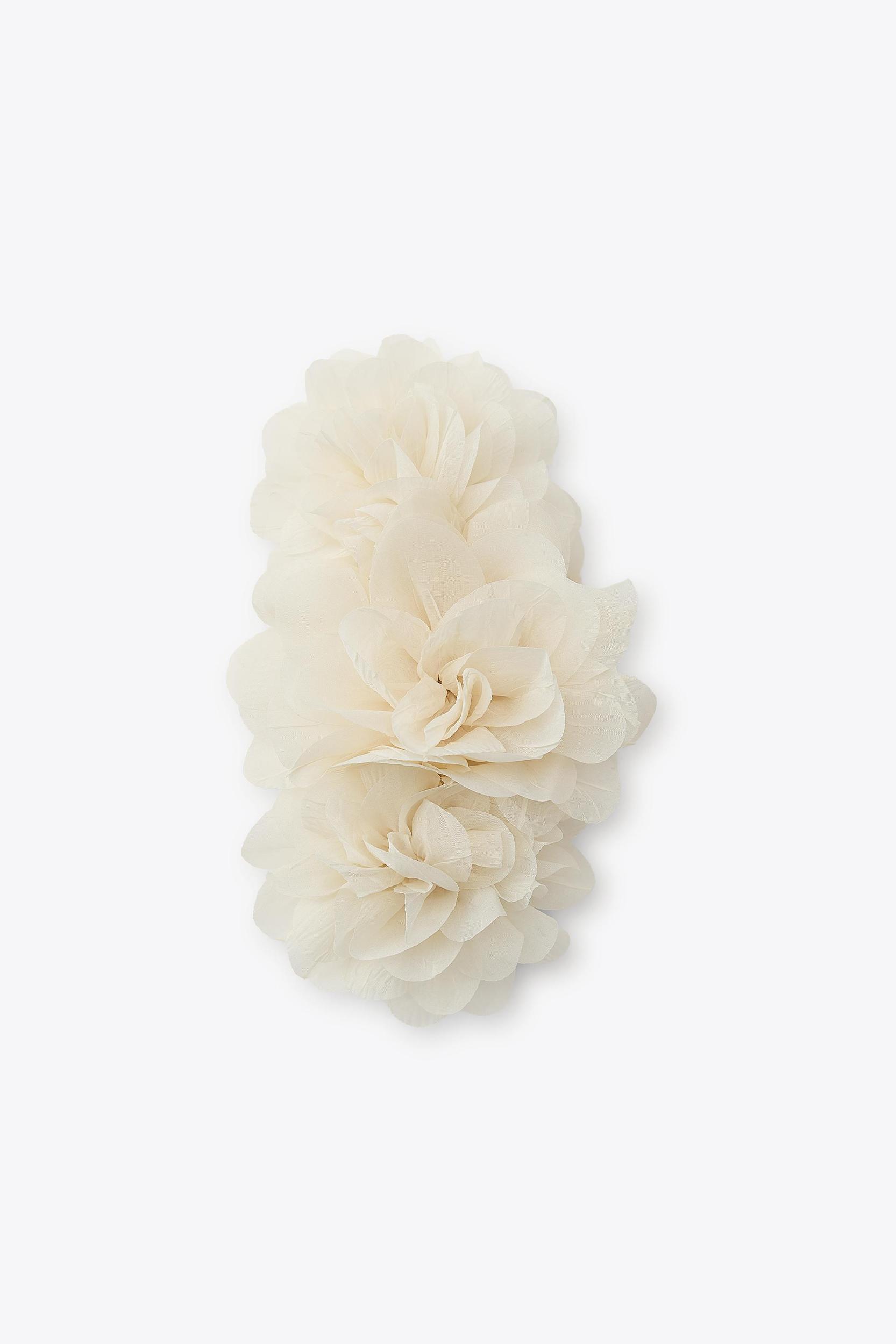 ORGANZA FLOWER HAIR CLIP Product Image