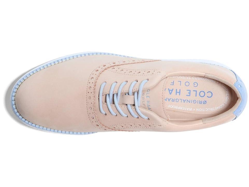Cole Haan Originalgrand Shortwing Golf (Bleached Tan/Vista Blue/Optic White) Women's Shoes Product Image
