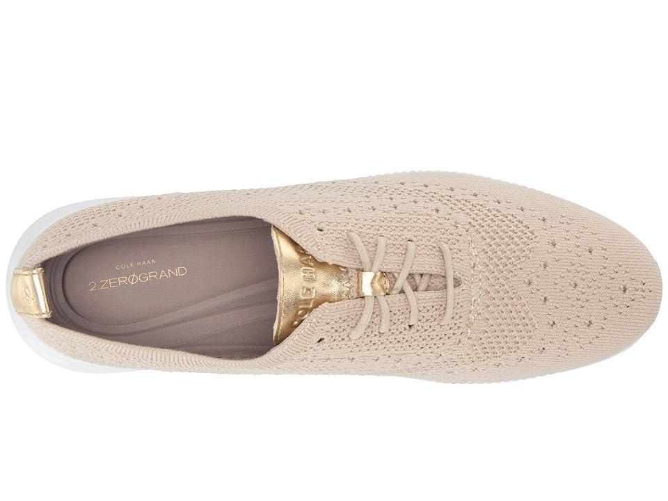 Cole Haan Womens 2.ZERGRAND Wingtip Oxford Shoes - Beige Size 8 Product Image