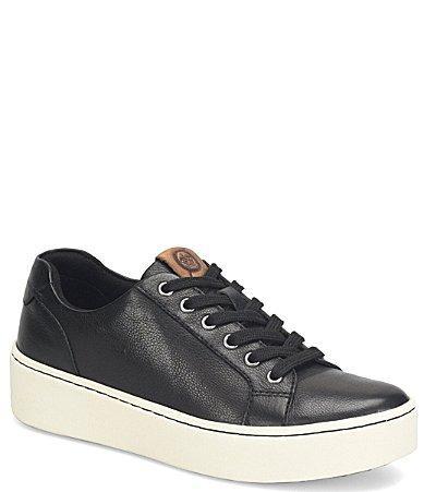 Born Mira Leather Platform Sneakers Product Image