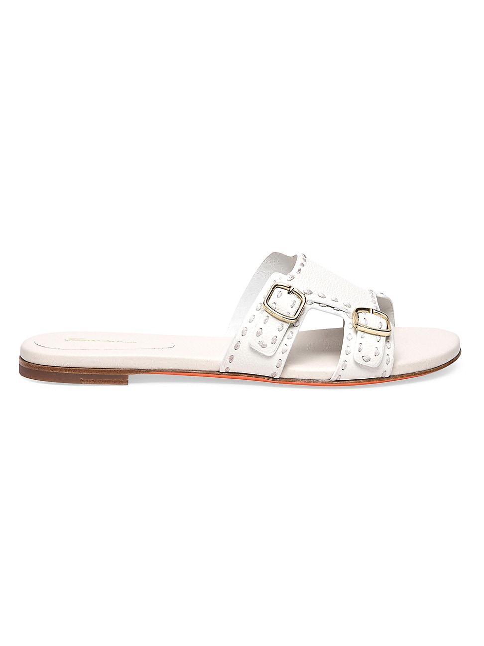 Womens Leather Sandals Product Image