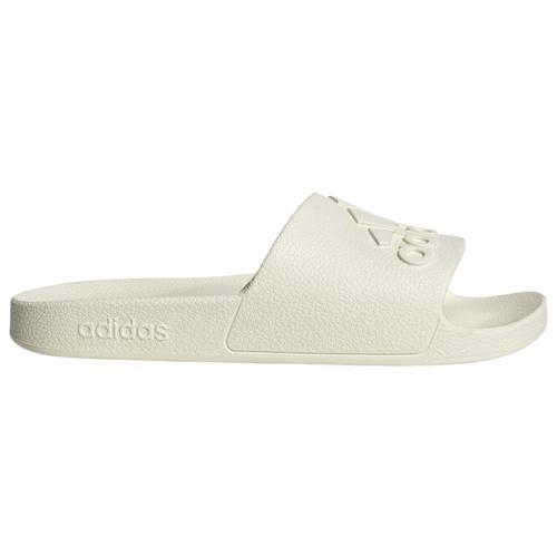 adidas Adilette Men's Aqua Slide Sandals, Size: 9, Off White White Product Image