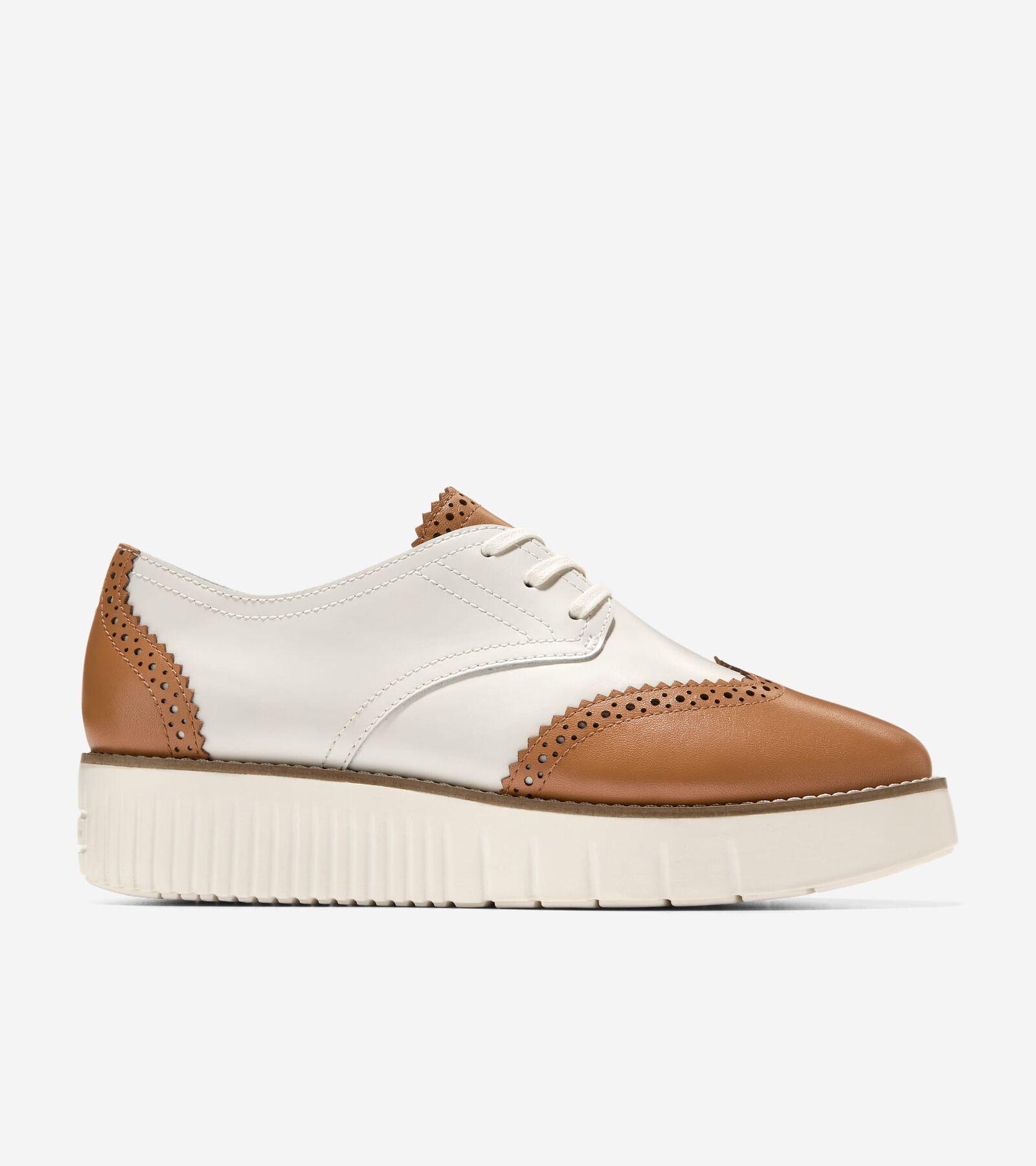 Cole Haan Grand City Women's Oxford Shoes, Size: 6.5, Ch Dark Crml Ivory Product Image