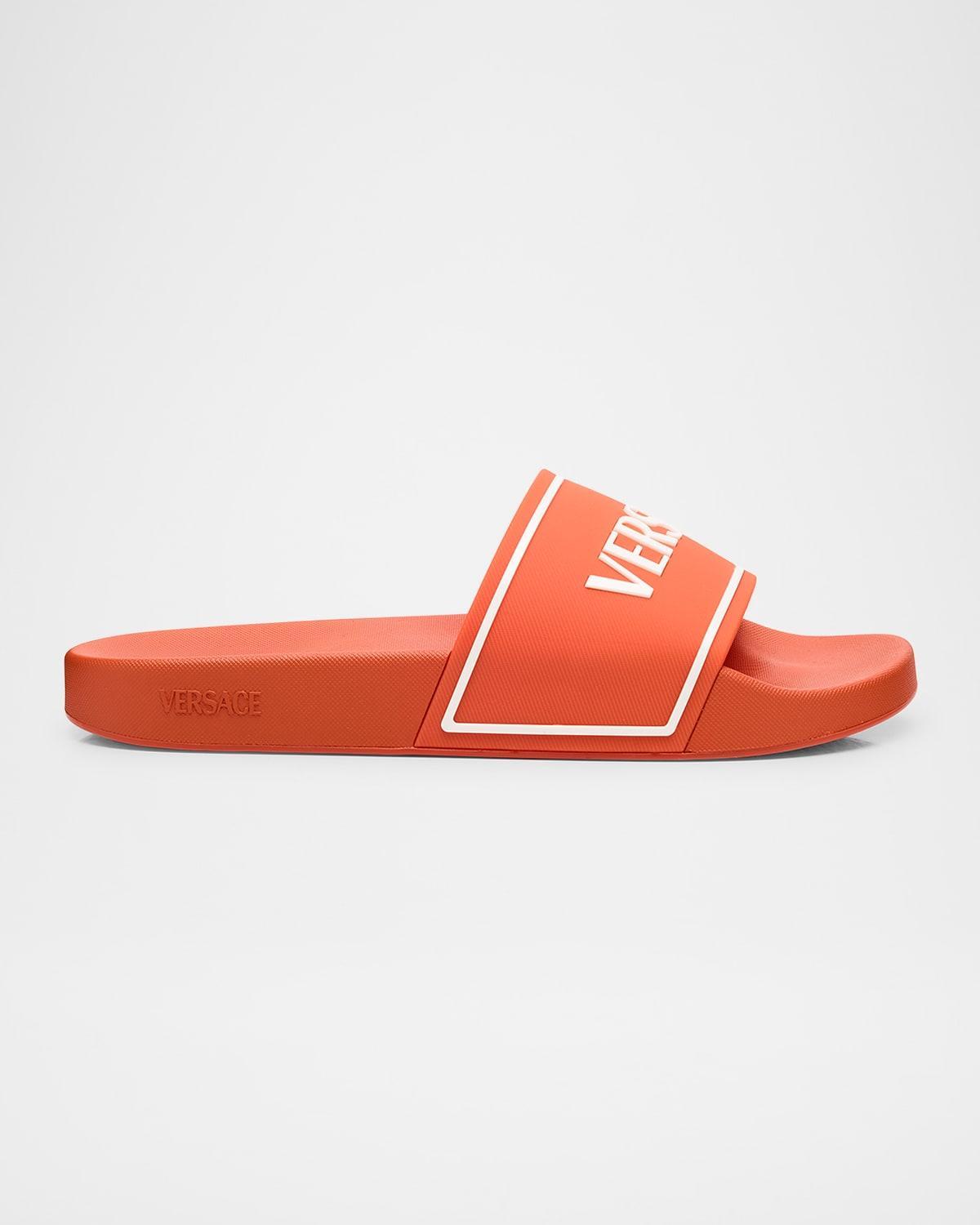 Mens Logo Slide Sandals Product Image