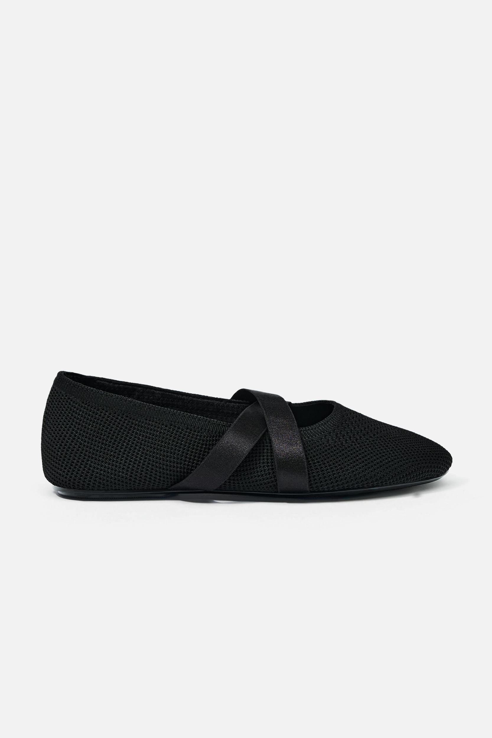 CROSSOVER FABRIC BALLET FLATS Product Image