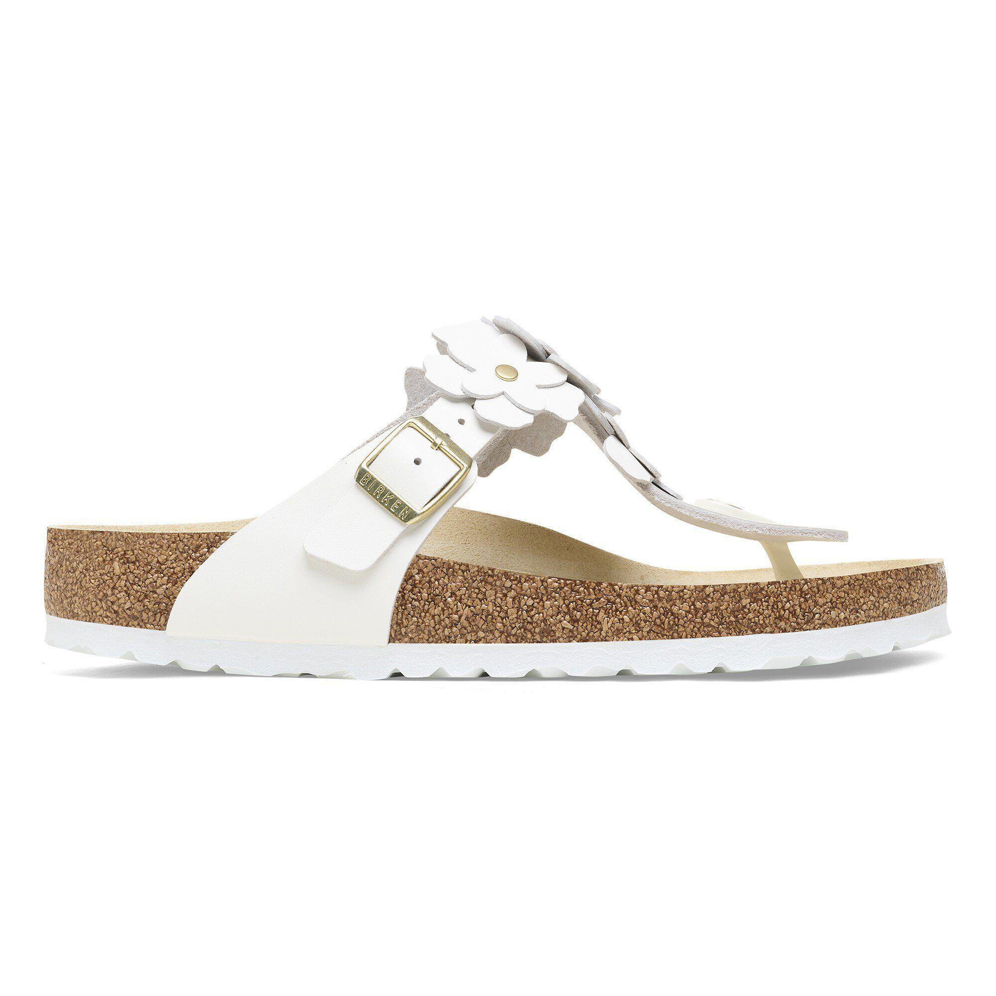 Gizeh Flower Embellishment Natural Leather Product Image