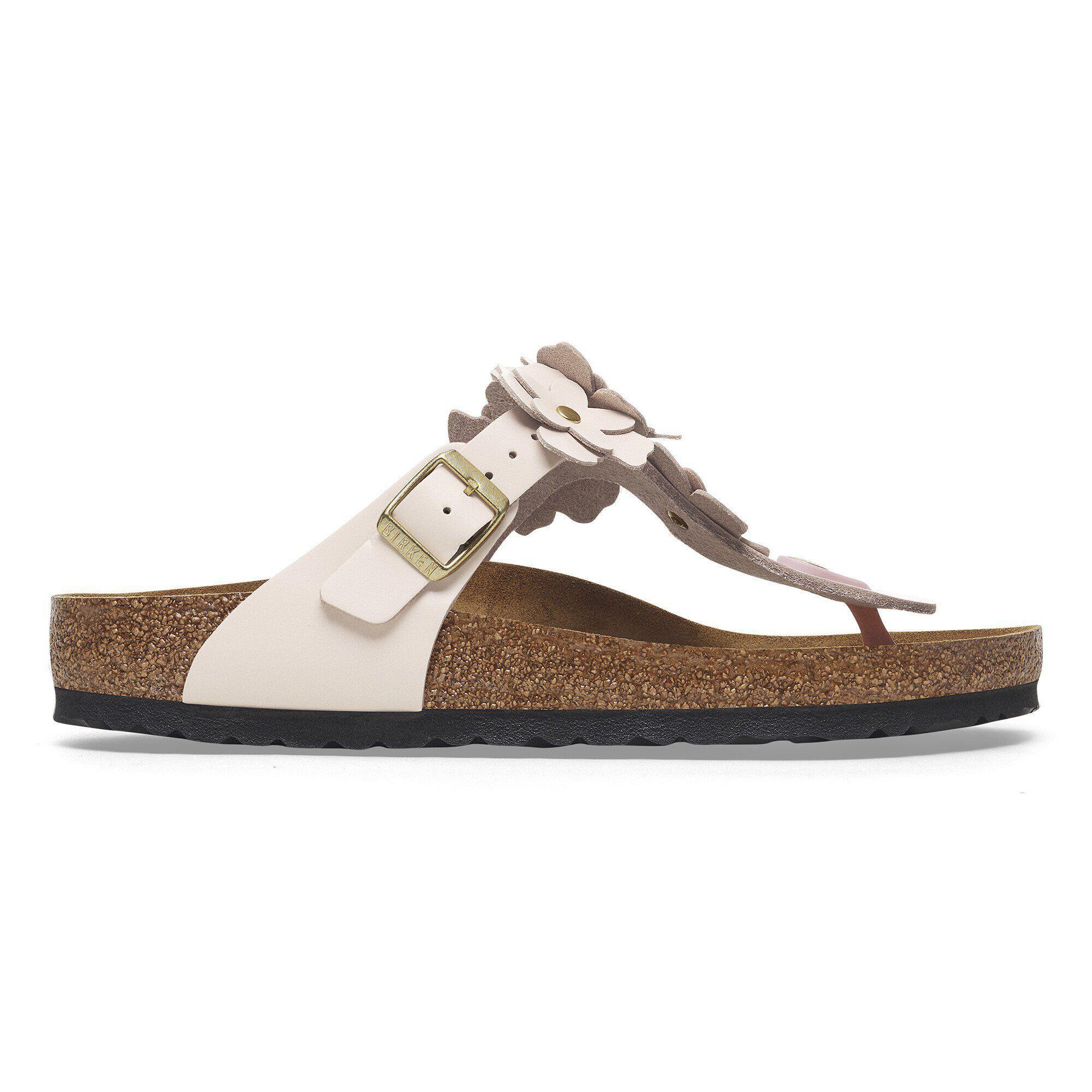 Gizeh Flower Embellishment Natural Leather Product Image