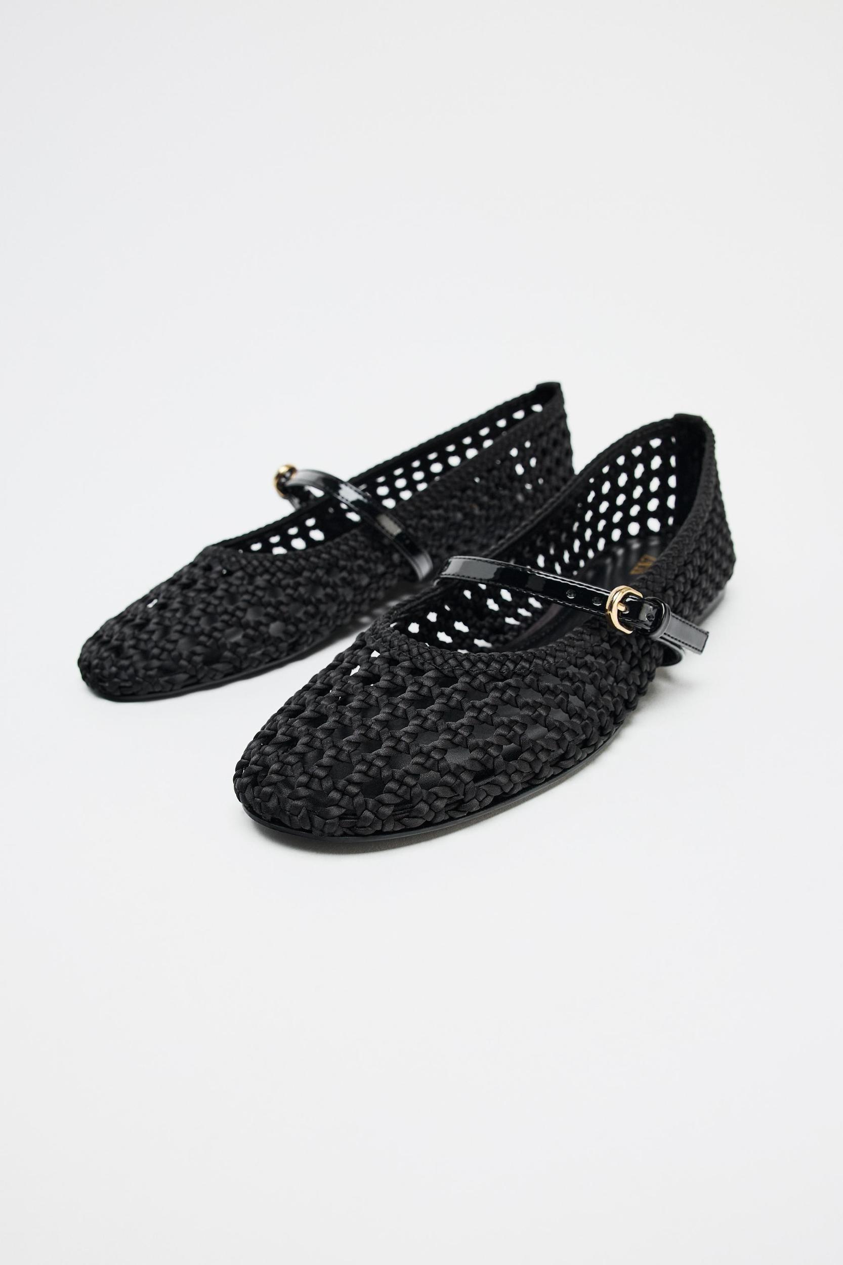 WOVEN STRAP BALLET FLAT Product Image