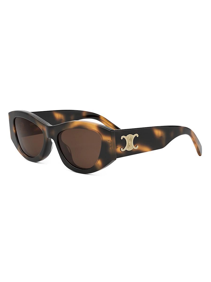 Womens Triomphe 55MM Geometric Sunglasses Product Image