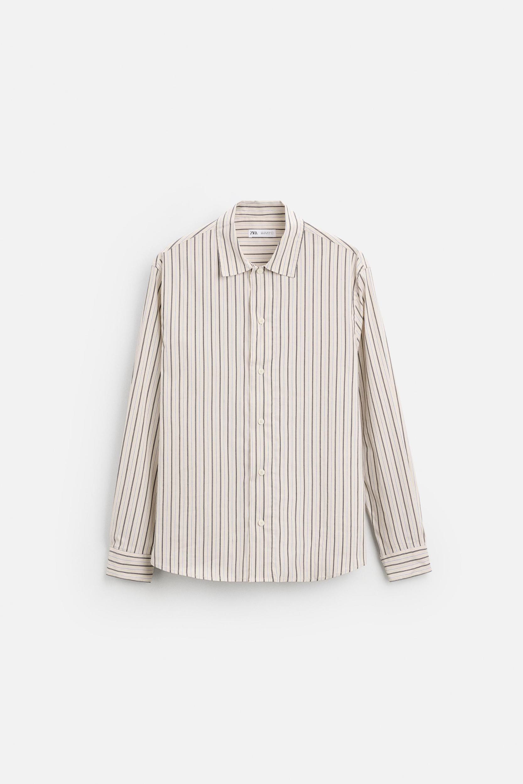 STRIPED STRETCH SHIRT Product Image