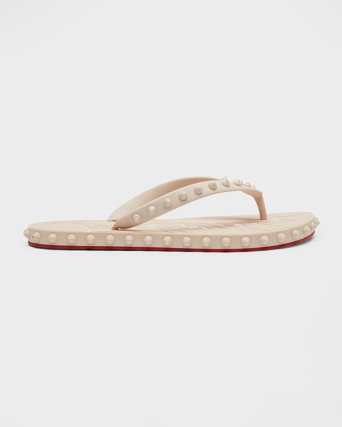 Loubi Donna Spike Red Sole Flip Flops Product Image