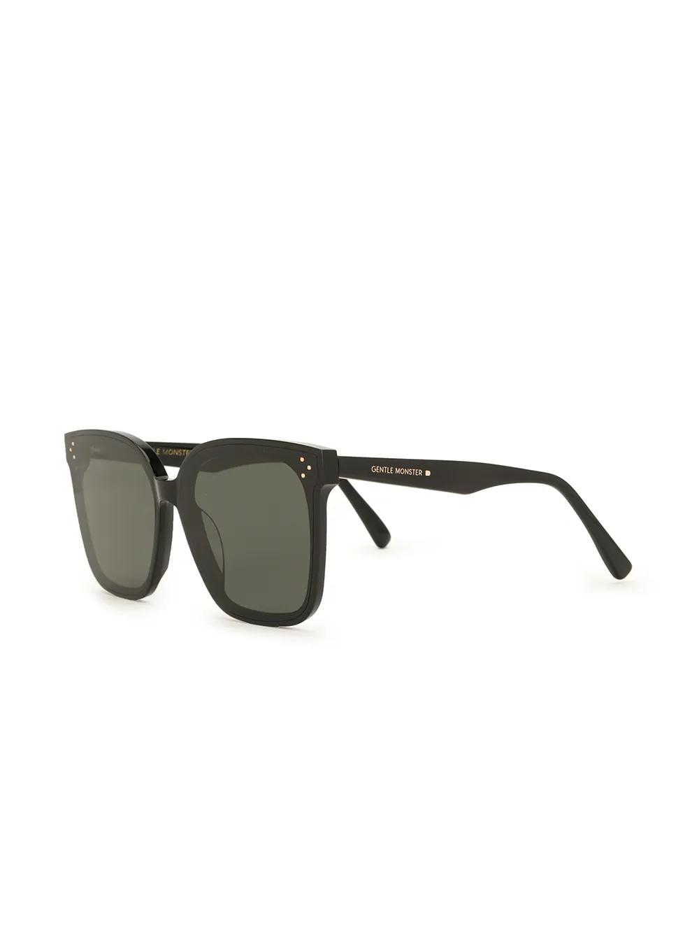 RETROSUPERFUTURE Zenya Geometric-frame Sunglasses In Black Product Image