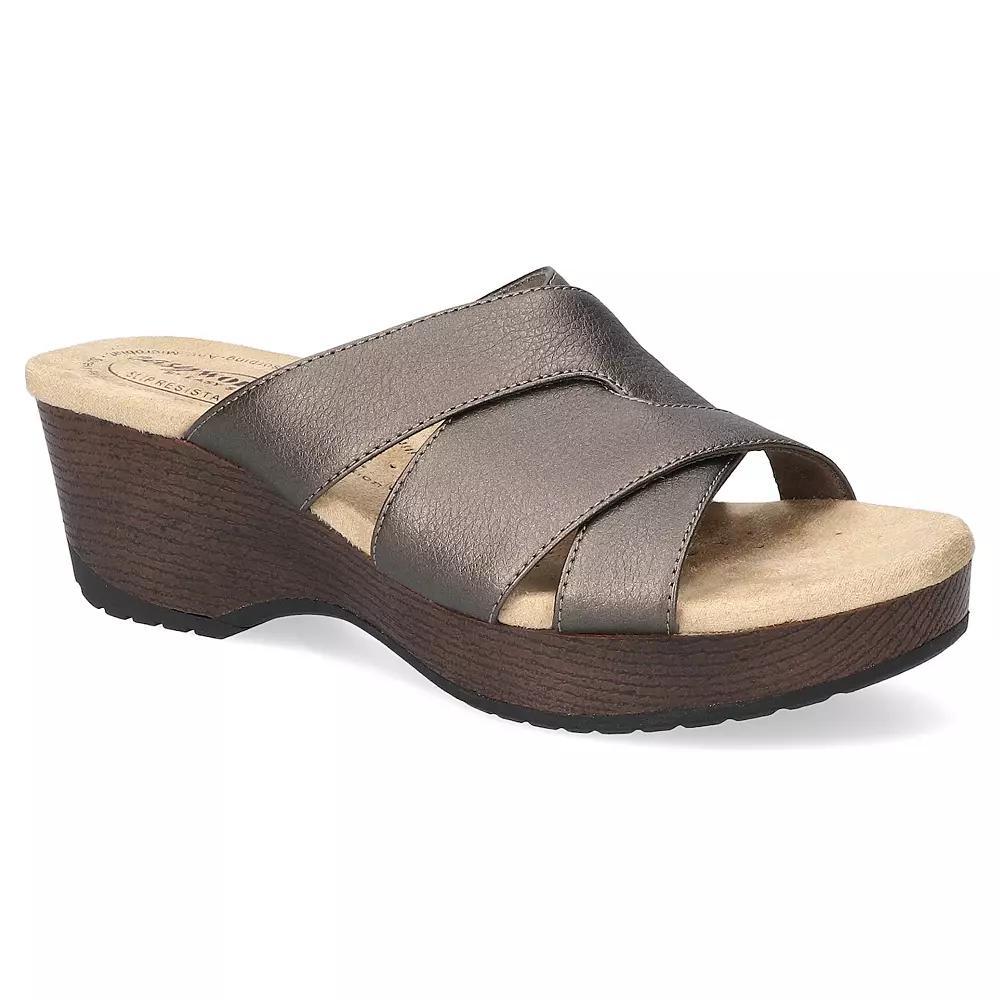Easy Street Ren Women's Slip-Resistant Sandals, Size: 9, Silver Product Image