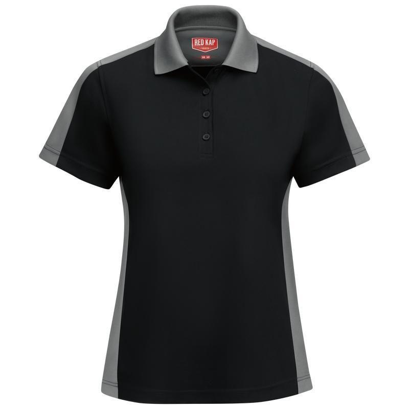 Red Kap Women's Short Sleeve Performance KnitTwo-Tone Polo Product Image