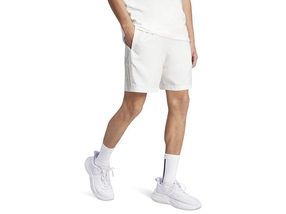 Men's adidas AEROREADY Essentials 9" Chelsea 3-Stripe Shorts, Size: XXL, Off White Product Image