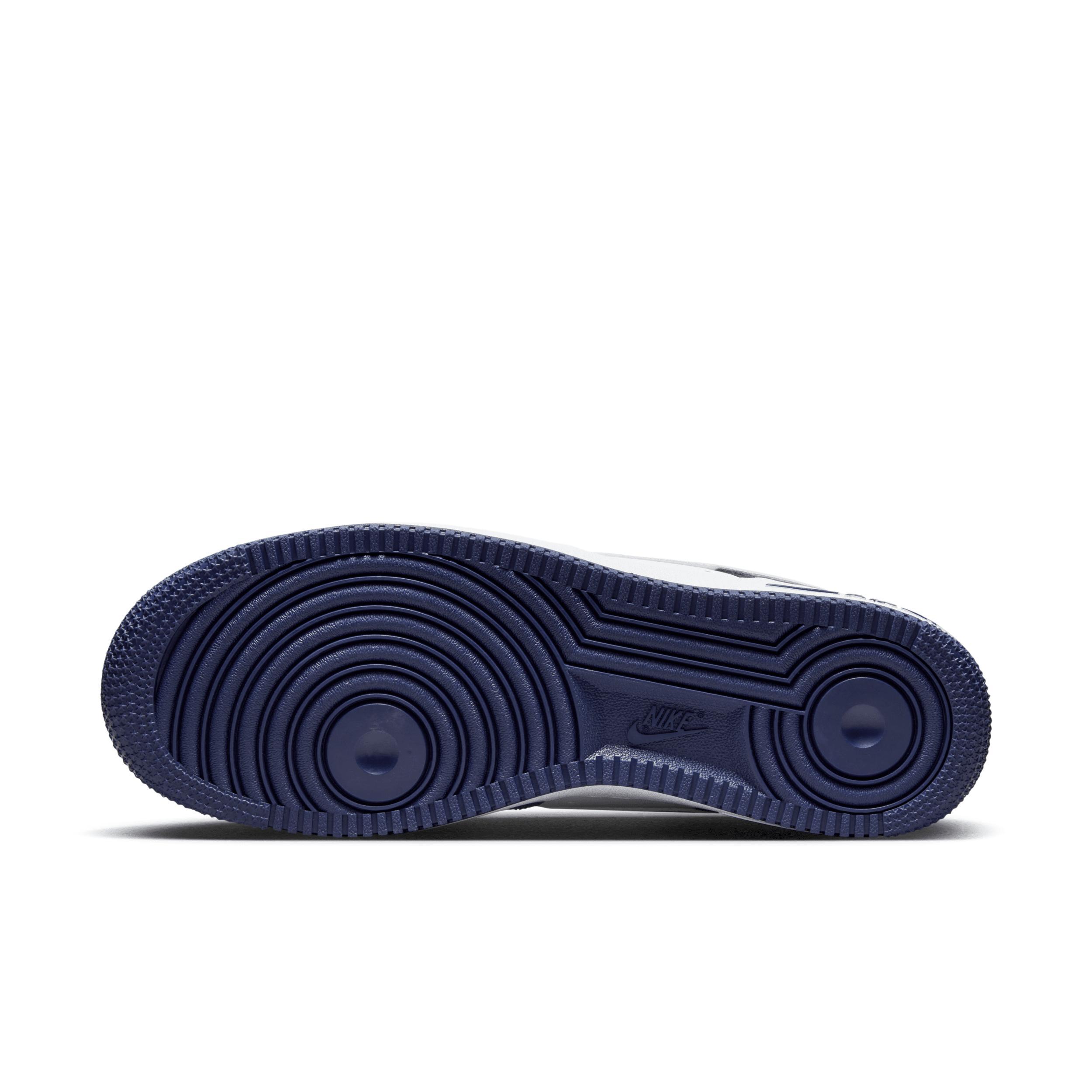 Nike Mens Air Force 1 07 LV8 - Shoes Blue/White/Grey Product Image
