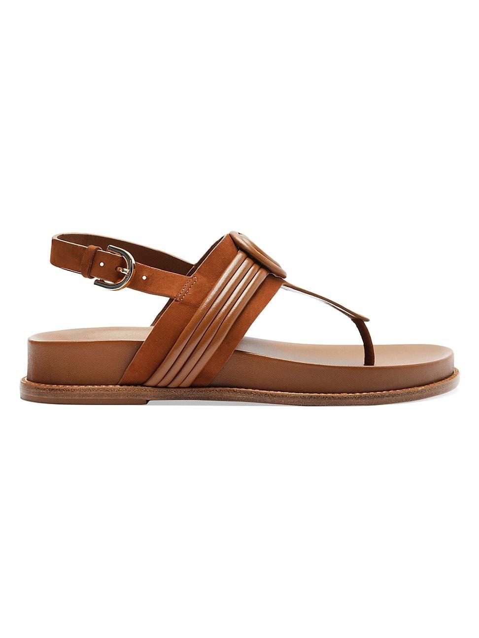 Womens Vicky Nubuck Leather Sandals Product Image