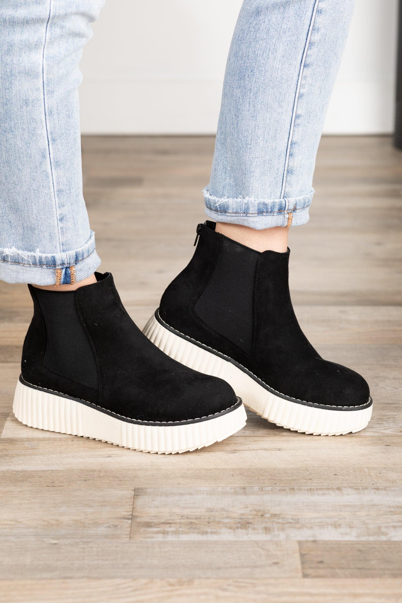 Suede Platform Bootie Product Image