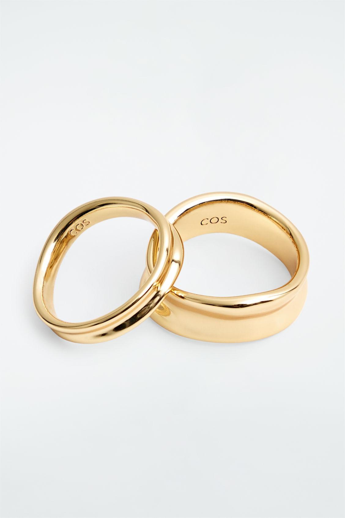 CURVED STACKING RINGS Product Image