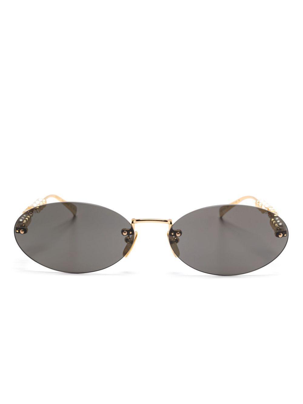 oval-frame sunglasses Product Image