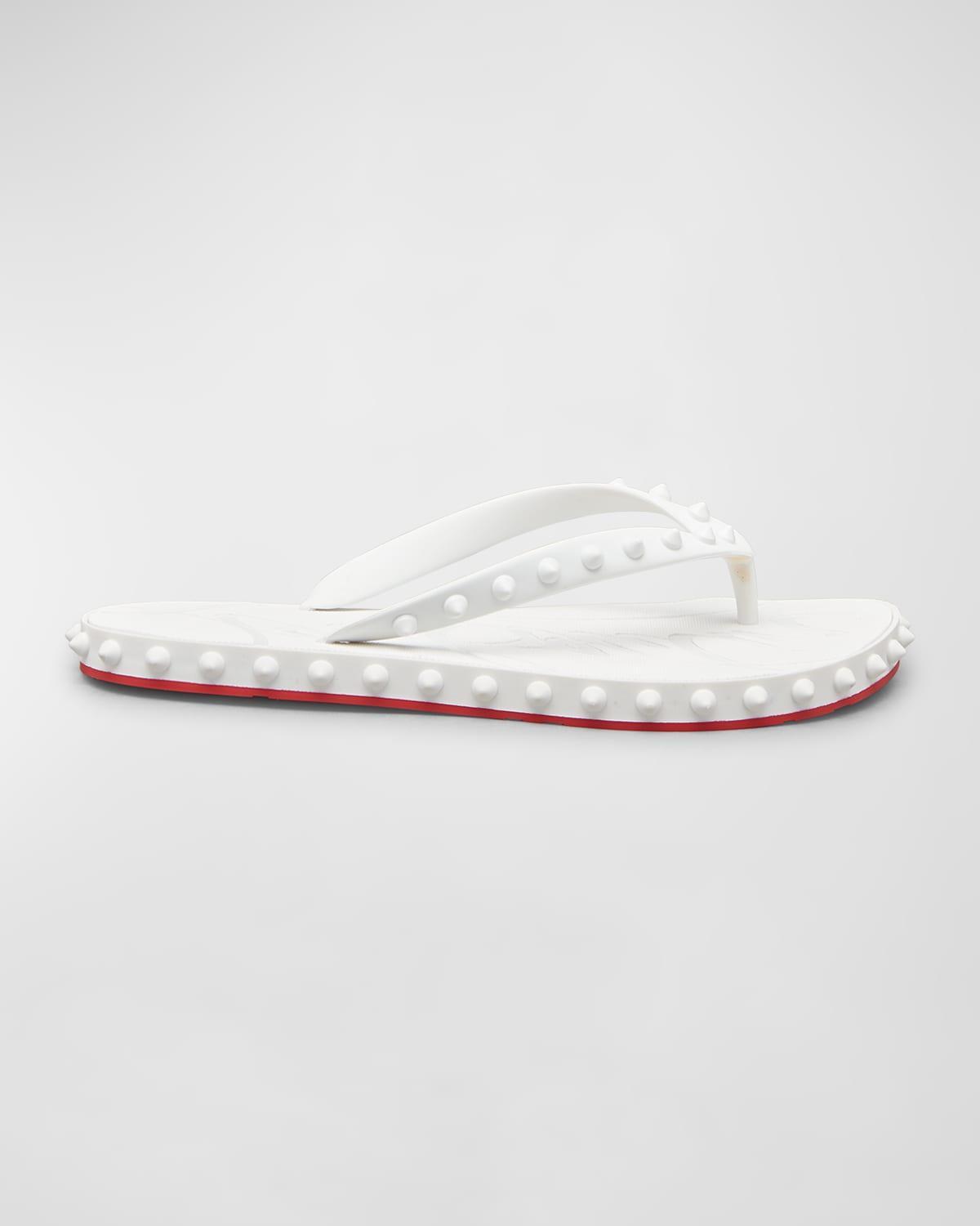 Loubi Donna Spike Red Sole Flip Flops Product Image