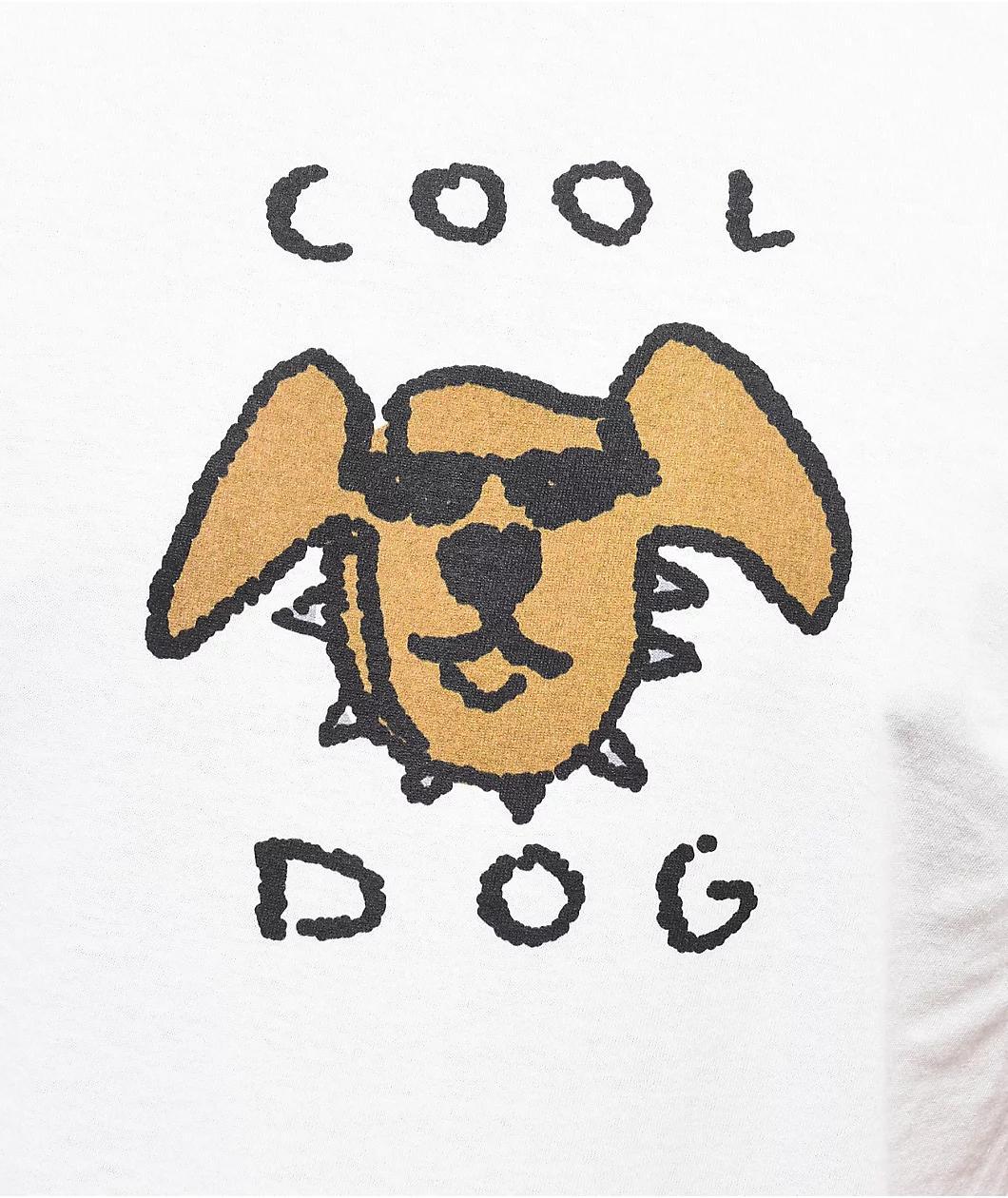 A.LAB Cool Dog White T-Shirt Product Image