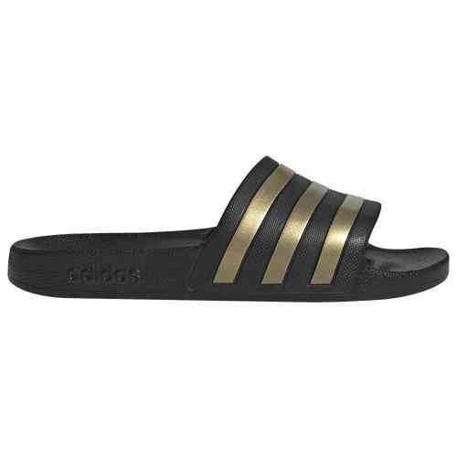 adidas Adilette Men's Aqua Slide Sandals, Size: 9, Off White White Product Image