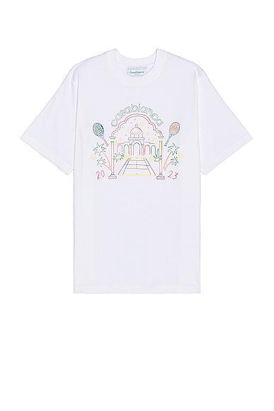 Casablanca Rainbow Crayon Temple T-Shirt Product Image