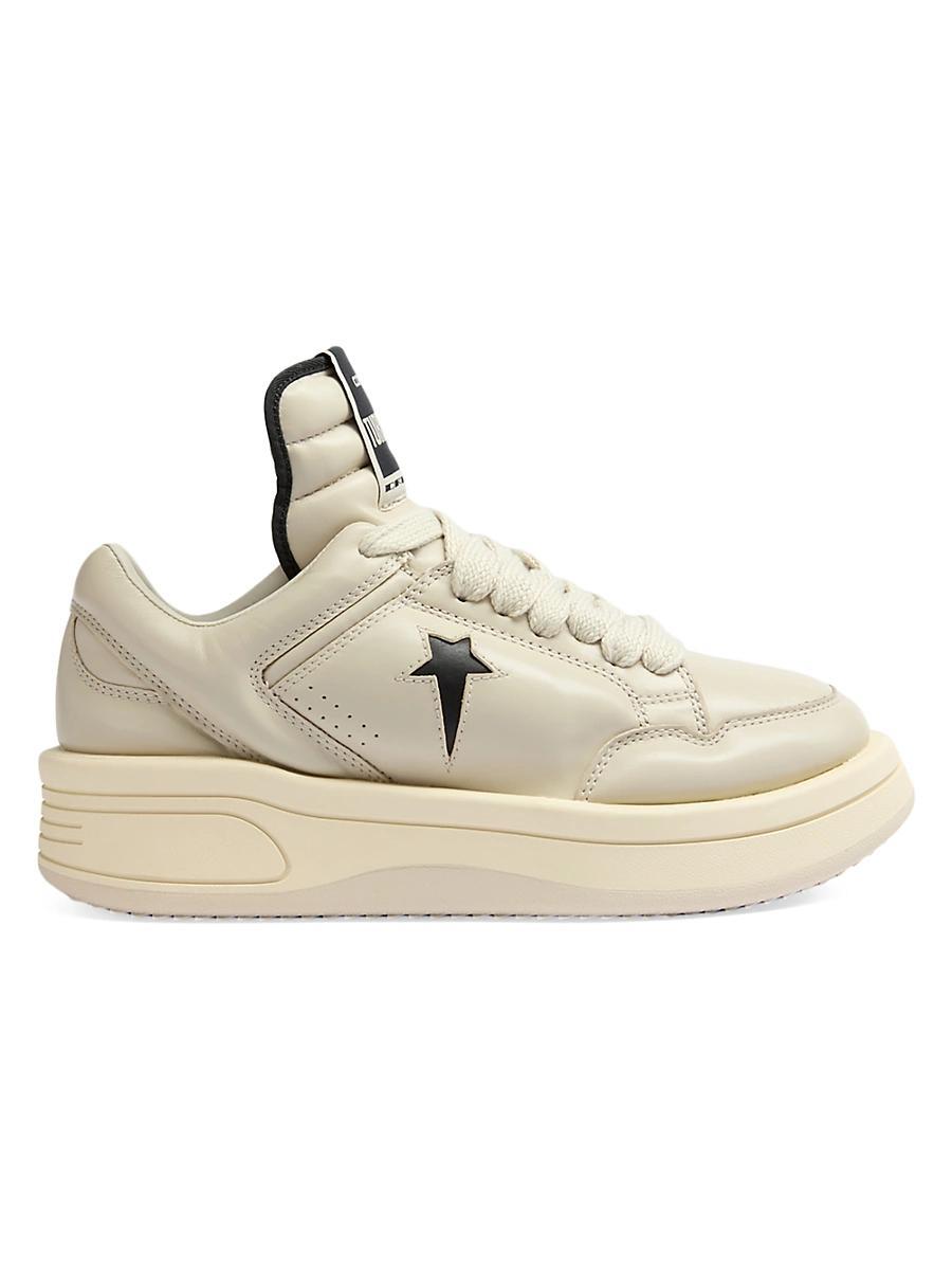Mens Converse x DRKSHDW TURBOWPN Low-Top Leather Sneakers Product Image