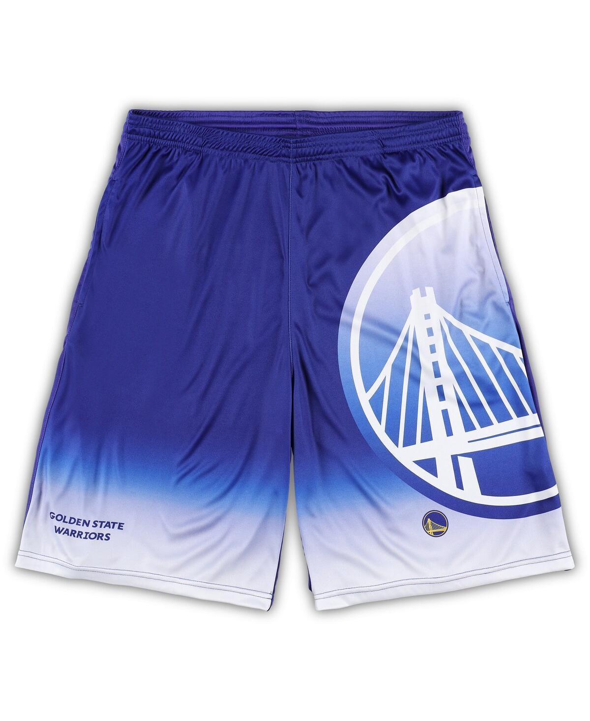 Men's Fanatics Branded Royal Golden State Warriors Big & Tall Graphic Shorts, Size: 2XB, Blue Product Image