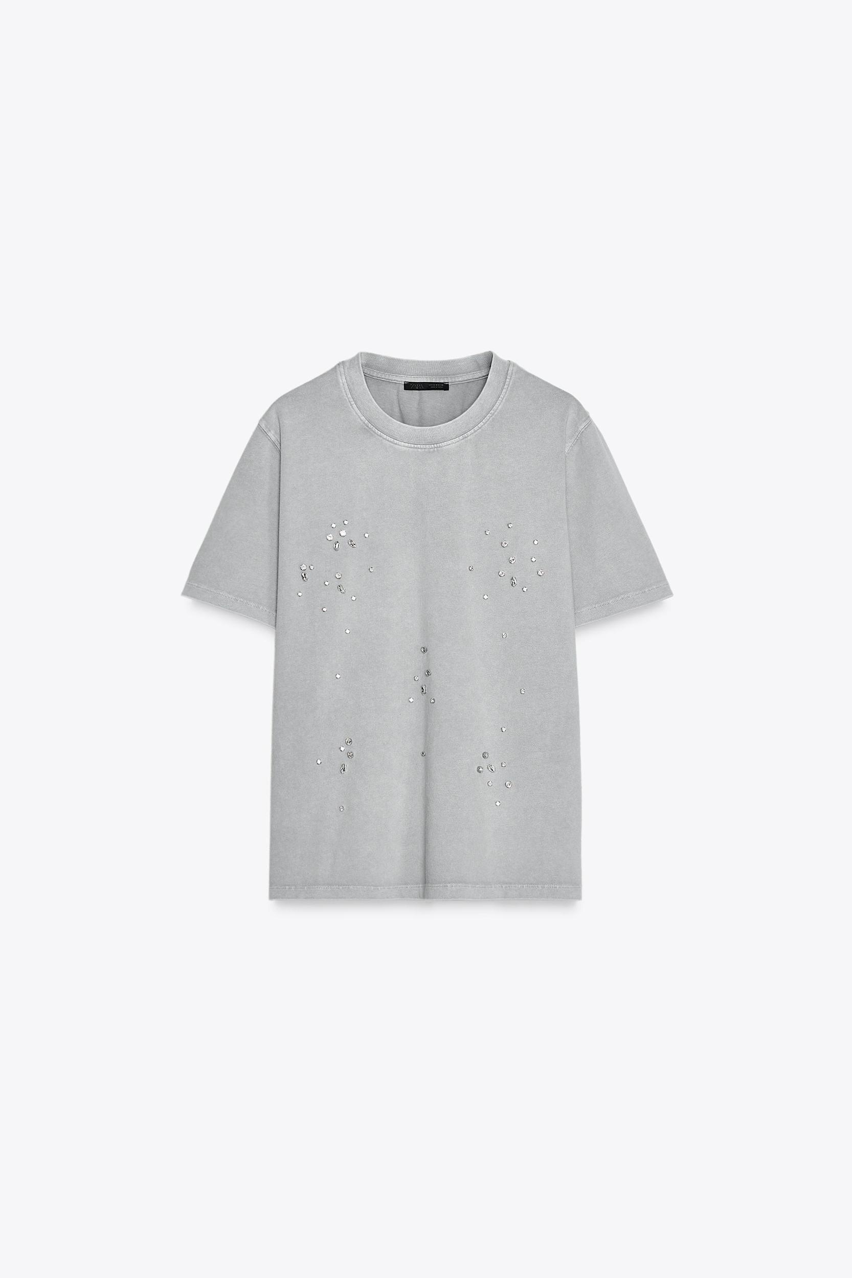 JEWEL WASHED EFFECT T-SHIRT Product Image