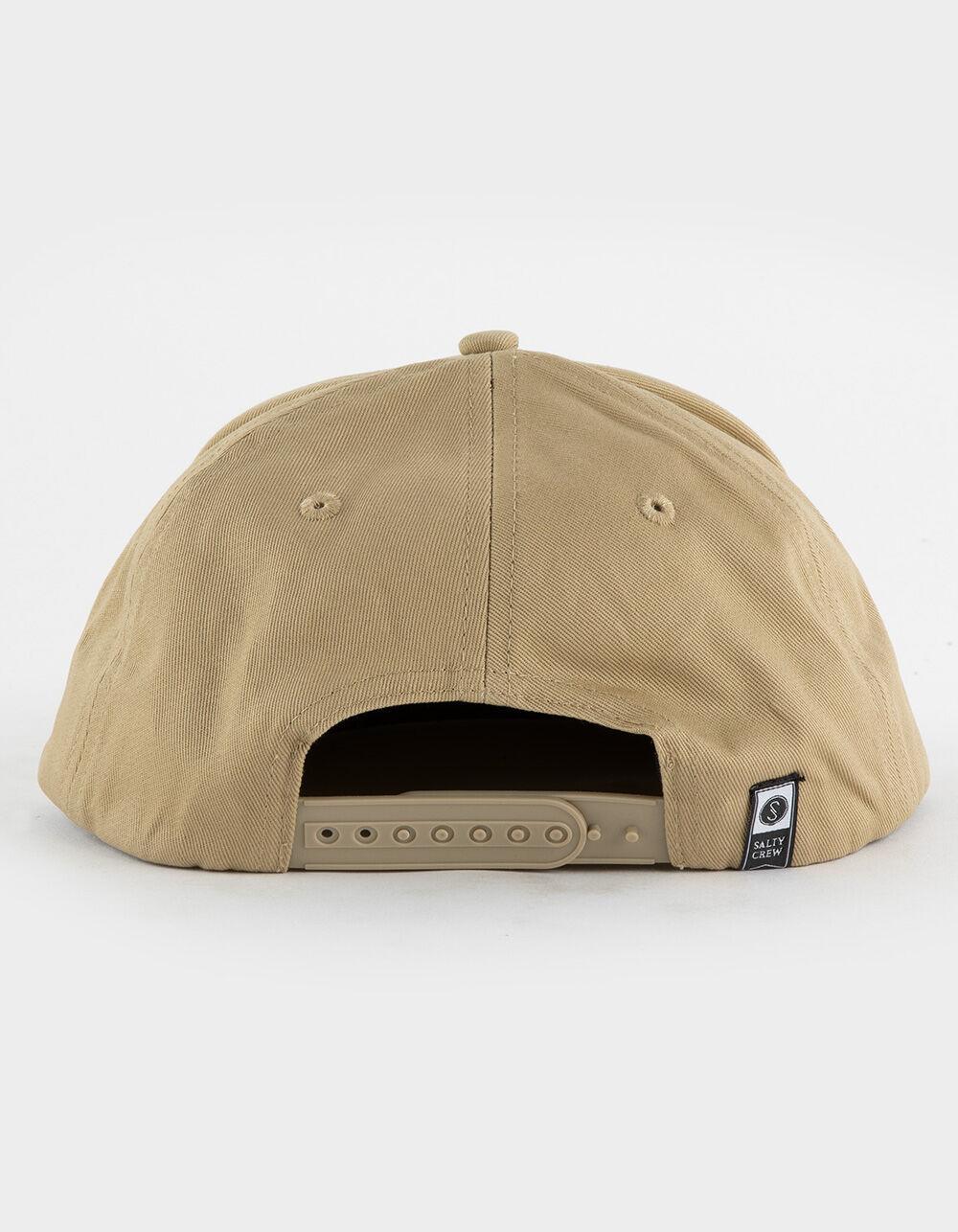 SALTY CREW Alpha Tech 5 Panel Mens Snapback Hat - NATURAL Product Image