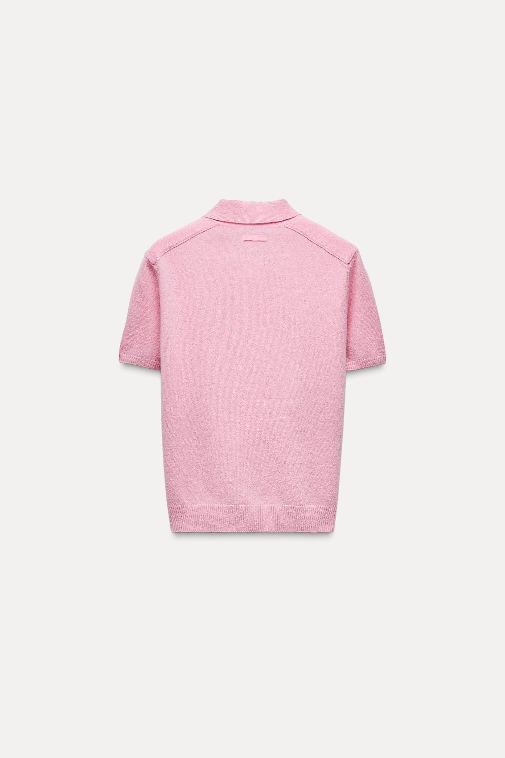 100% WOOL BASIC JERSEY POLO SHIRT Product Image
