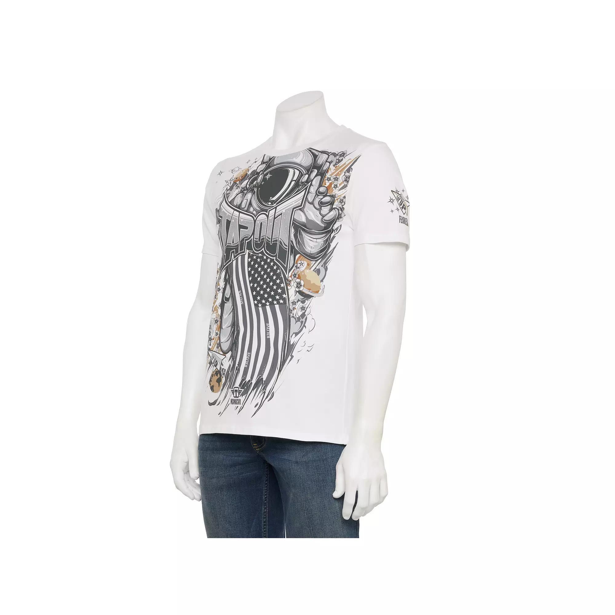 Men's Tapout American Astronaut Graphic Tee, Size: Medium, White Product Image