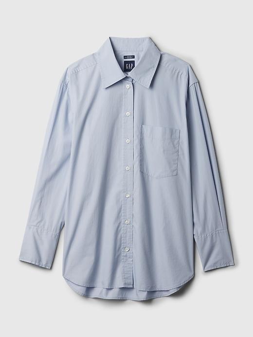 Organic Cotton Poplin Big Shirt Product Image