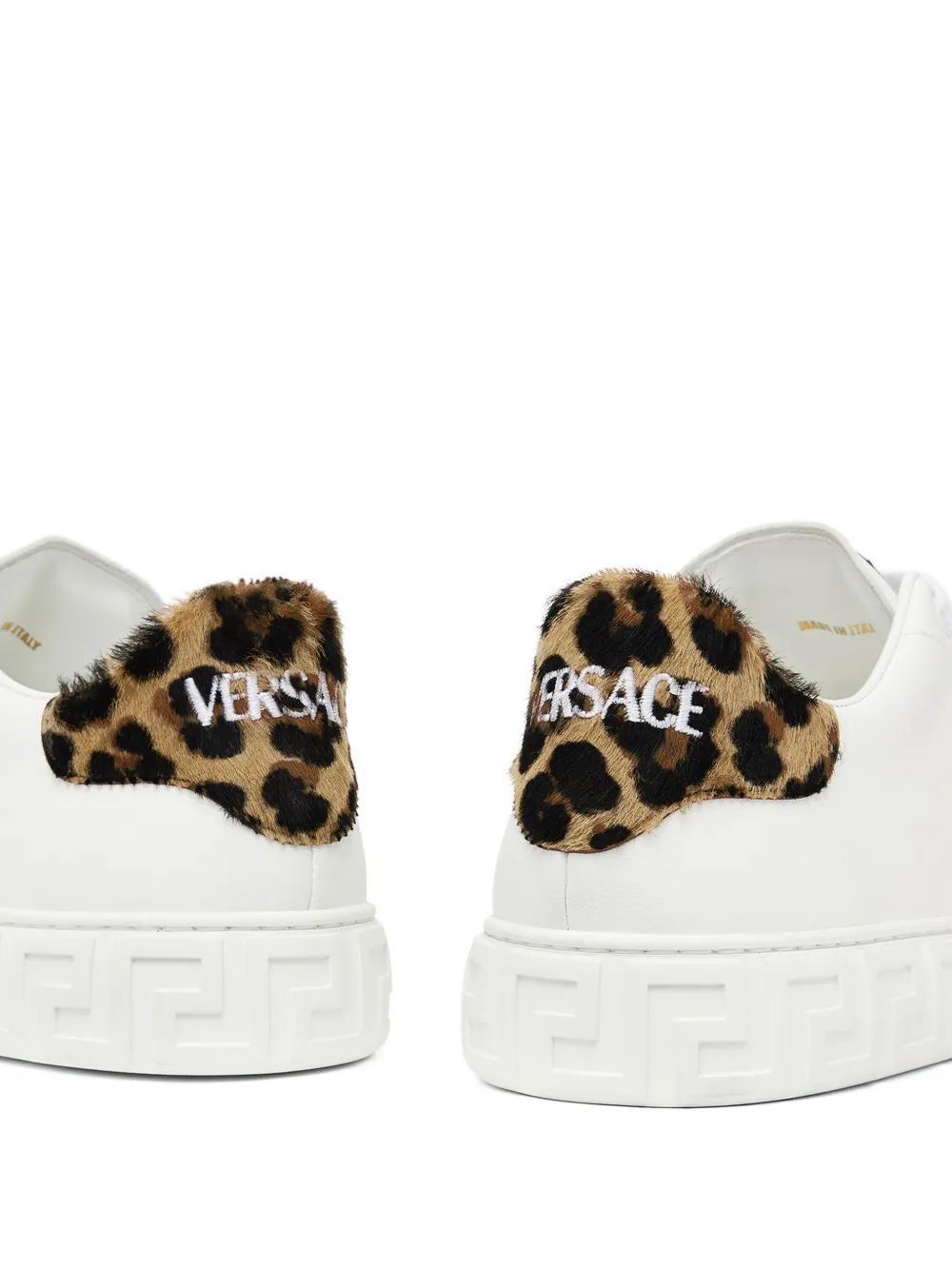 Greca pony-effect sneakers Product Image