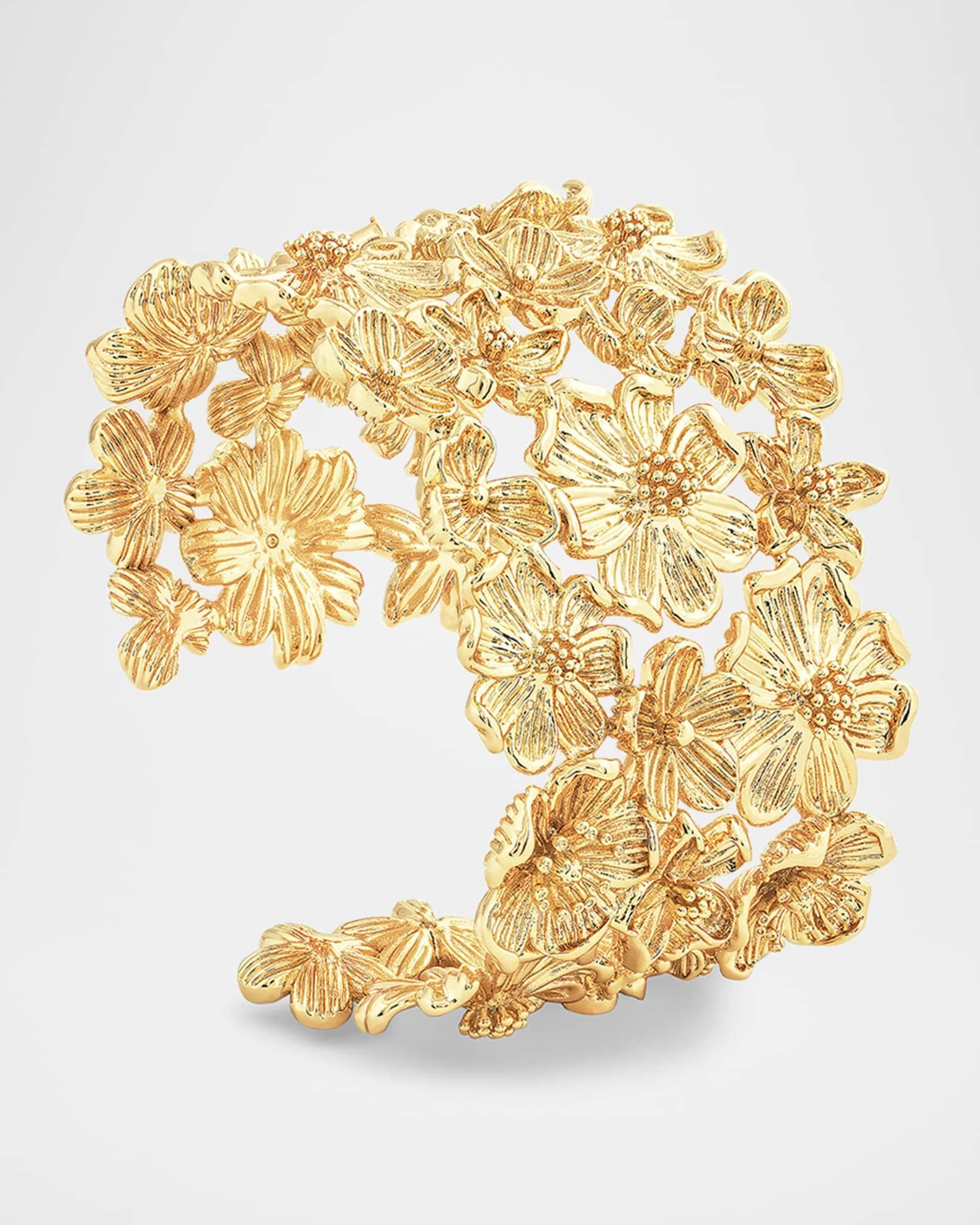 Wildflowers Wide Cuff Bracelet Product Image