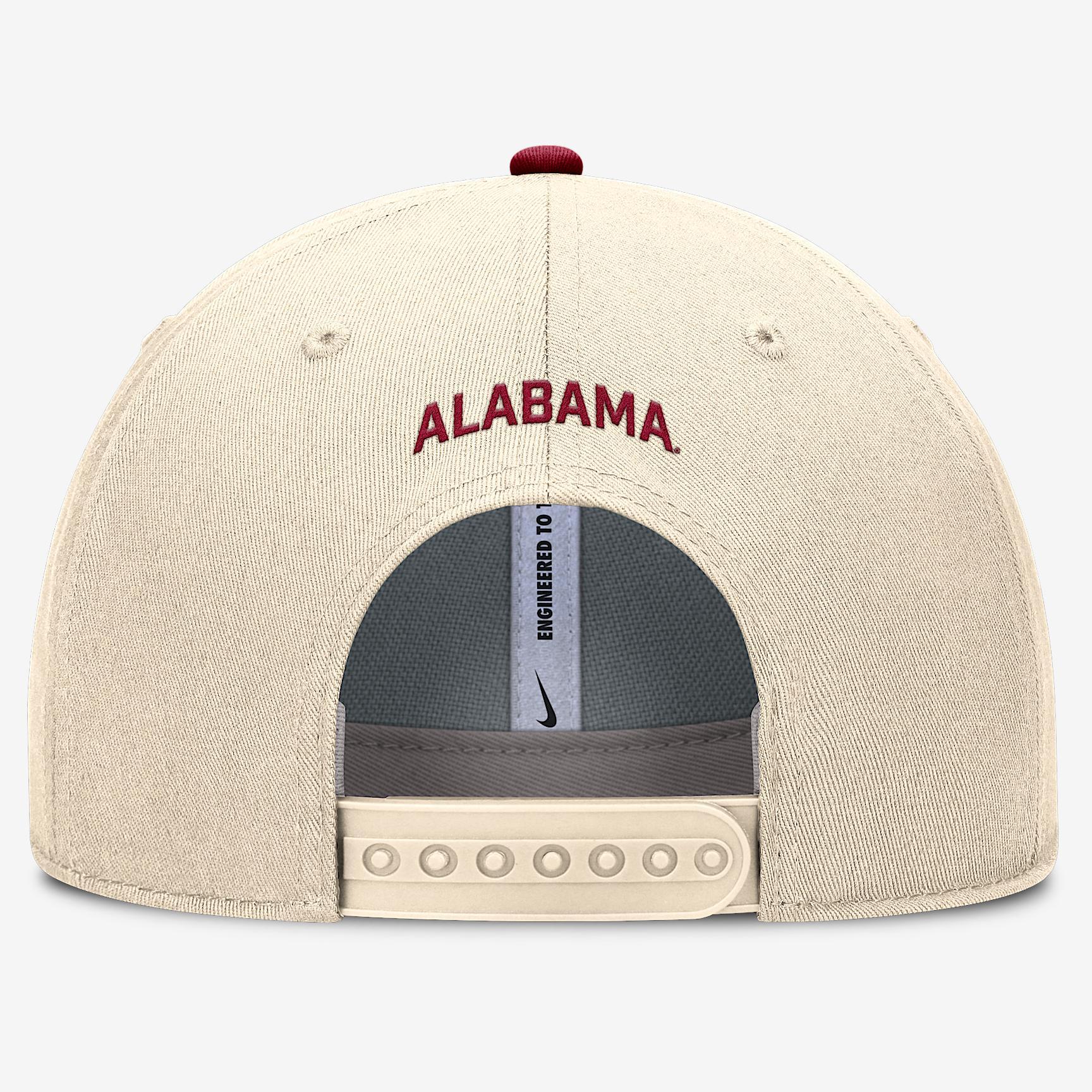 Alabama Primetime Rise Men's Nike Dri-FIT College Trucker Adjustable Hat Product Image