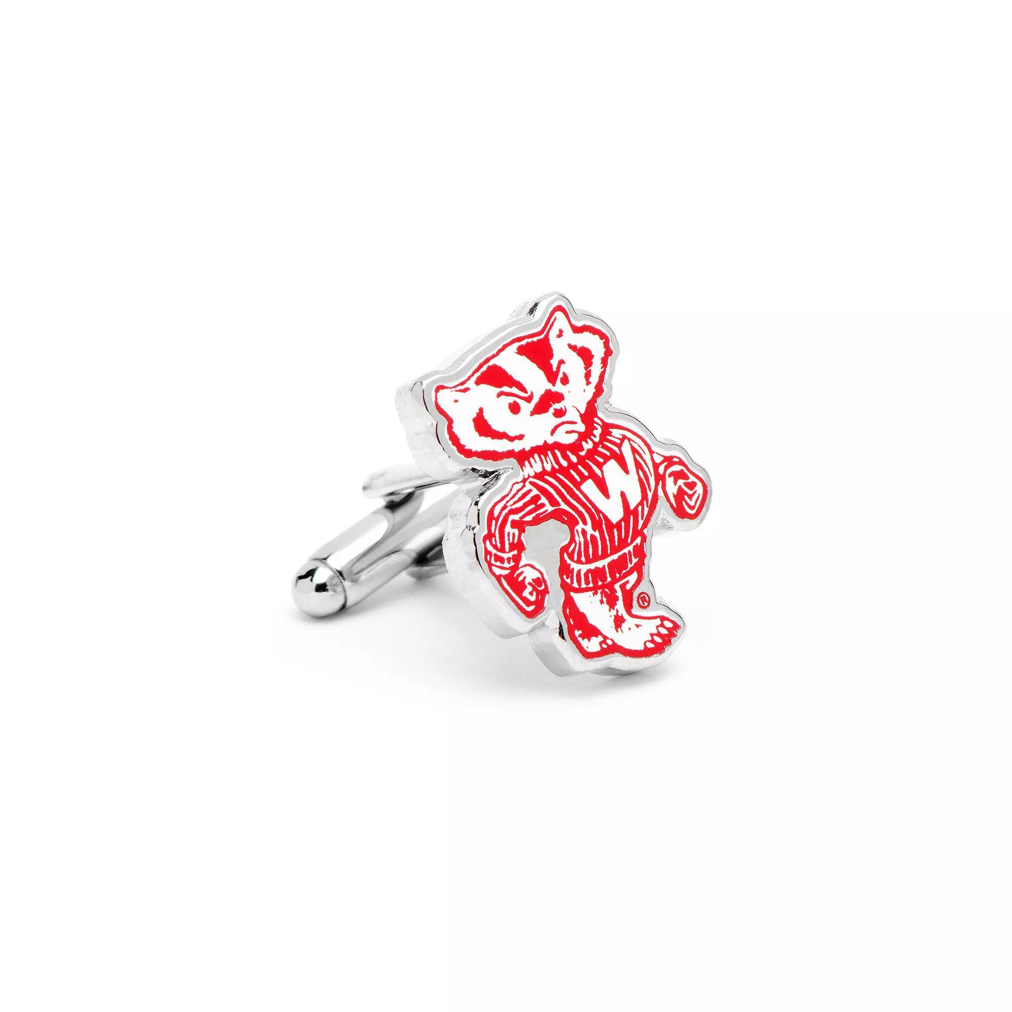 Men's Cuff Links, Inc. Wisconsin Badgers Cuff Links, None Product Image