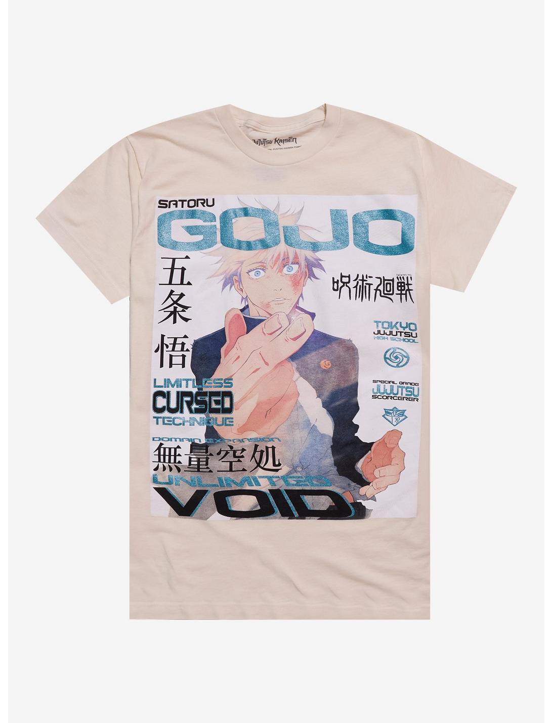 Jujutsu Kaisen Gojo Magazine Cover T-Shirt Product Image